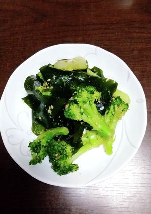 ブロッコリーとわかめの和風ナムル-レシピのメイン写真