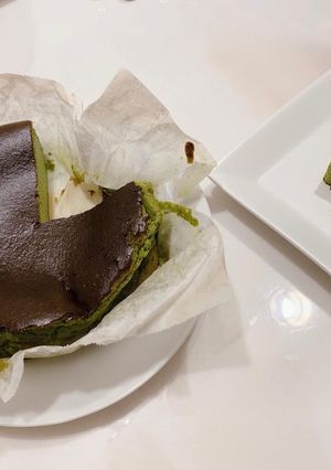 超簡単♡抹茶バスクチーズケーキ-レシピのメイン写真