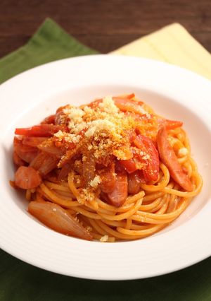 簡単！太麺☆ケチャップナポリタン-レシピのメイン写真