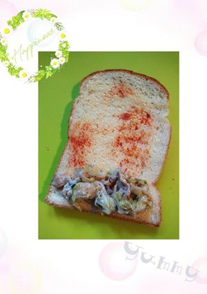 息子の軽食塩ダレ豚しゃぶ炒めロールサンド-レシピのメイン写真