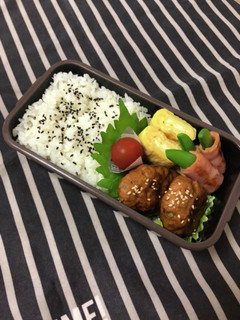 男子高校生弁当5/27豚つくね弁当-レシピのメイン写真