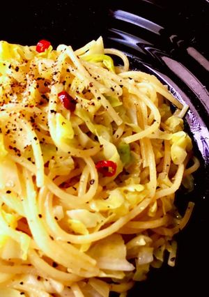 キャベツだけで*ワンパン簡単ロメスパ-レシピのメイン写真