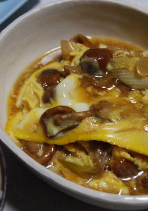 なめこの卵とじ-レシピのメイン写真