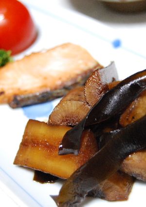 ごぼうと昆布の煮物-レシピのメイン写真