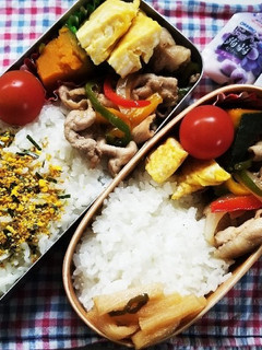 豚肉パプリカ炒め弁当(5.27)-レシピのメイン写真