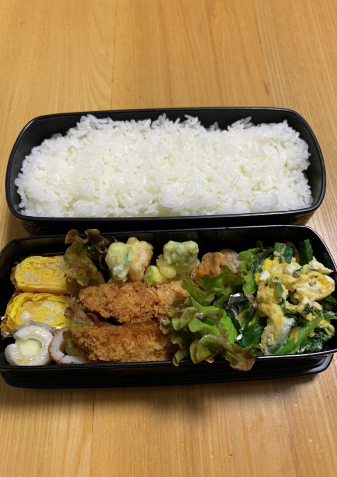 今日の弁当　5.26 #ニラの卵とじ-レシピのメイン写真