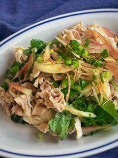 香味野菜冷しゃぶ柚子胡椒和え-レシピのメイン写真