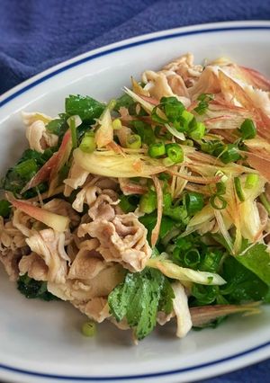 香味野菜冷しゃぶ柚子胡椒和え-レシピのメイン写真