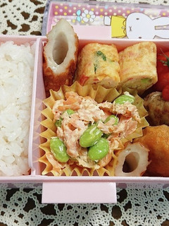 シャケマヨ弁当(∂∀∂)-レシピのメイン写真