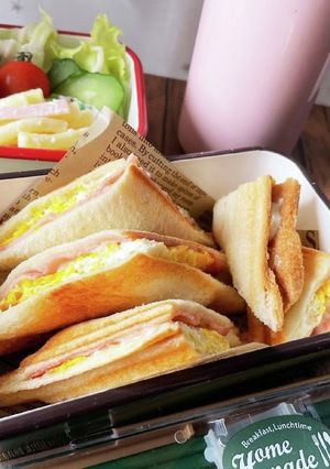 我が家のお弁当☆ホットサンド♪-レシピのメイン写真