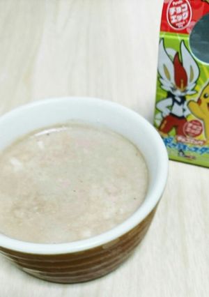 チョコエッグと豆腐でプリン-レシピのメイン写真