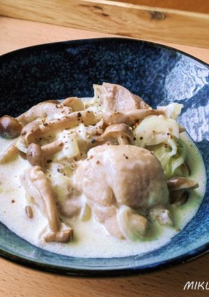 鶏もも肉のサワークリーム煮-レシピのメイン写真