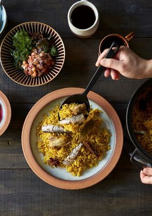 チキンとサーディンのビリヤニ風炊込みご飯-レシピのメイン写真