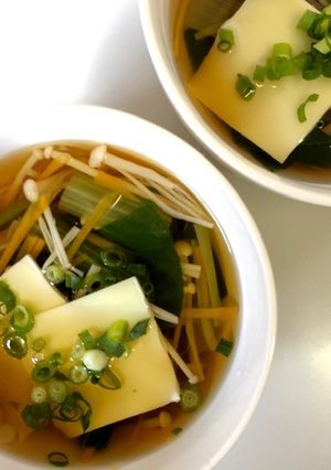 野菜の和風チーズスープ【ここから栄養士】-レシピのメイン写真