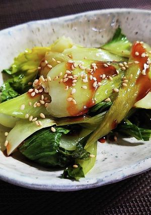 チンゲン菜のオイスターソースがけ-レシピのメイン写真