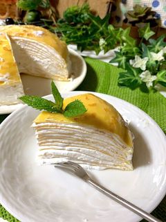 ミルクレープ☆ヨーグルトクリーム-レシピのメイン写真
