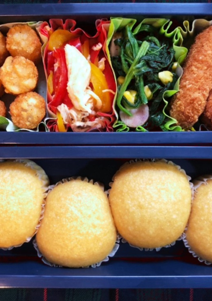 高校生弁当日記（マーラーカオ弁当編）-レシピのメイン写真