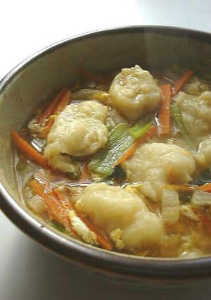 寒い日は野菜たっぷり✿つるりんだんご汁✿-レシピのメイン写真