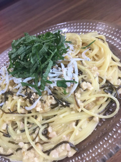 超簡単!時短の納豆しらすパスタ-レシピのメイン写真