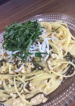 超簡単!時短の納豆しらすパスタ-レシピのメイン写真