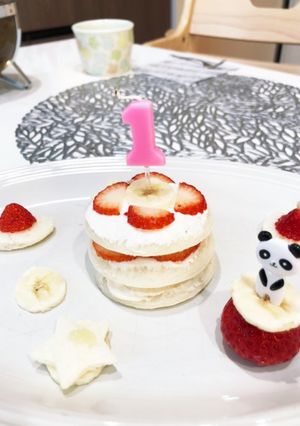 1歳誕生日ケーキ♪離乳食クリスマスにも-レシピのメイン写真