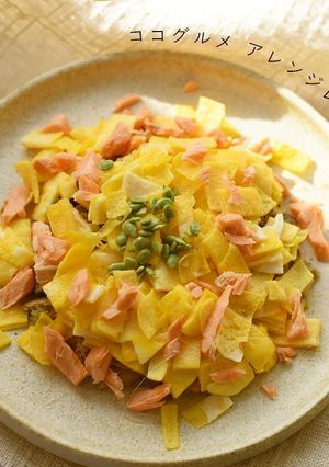 犬ご飯／卵と鮭のちらし寿司-レシピのメイン写真