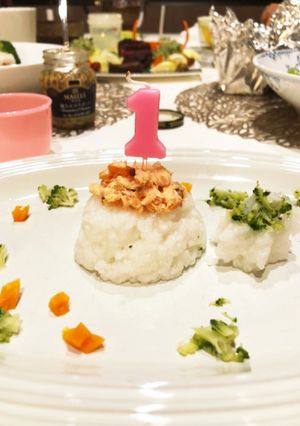 1歳バースデーの離乳食♪卵小麦乳フリー-レシピのメイン写真