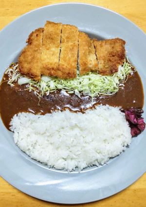 最少の油で揚げるカツカレー-レシピのメイン写真