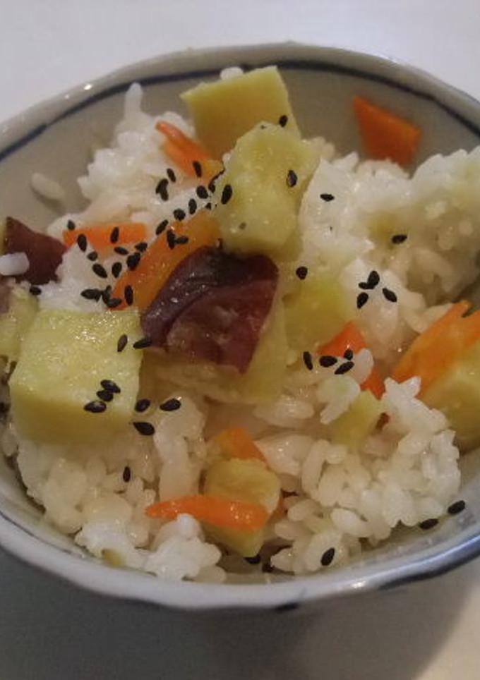 秋はなんといってもさつまいもご飯！-レシピのメイン写真