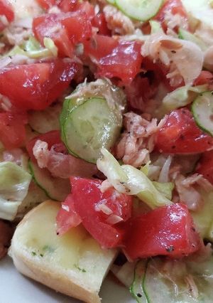 フライパンde夏野菜ピザ~*-レシピのメイン写真