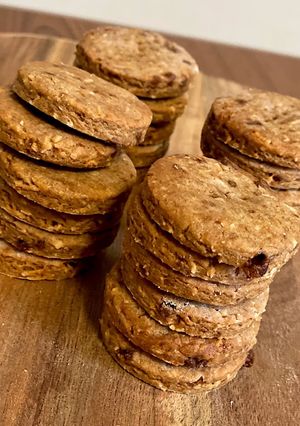 全粒粉の黒糖ココナッツクッキー-レシピのメイン写真