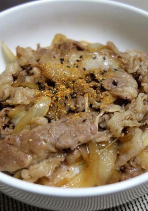 一人分 パパっと牛丼-レシピのメイン写真
