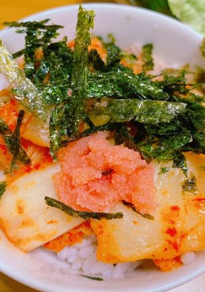簡単♪ 明太キムチーズ丼-レシピのメイン写真
