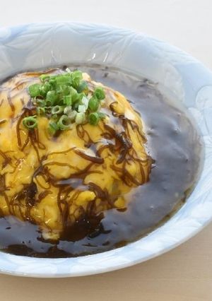 もずく酢で作る!絶品☆あんかけ炒飯-レシピのメイン写真