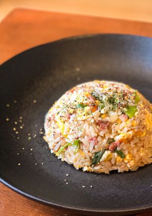 【10分】コンビーフハッシュのチャーハン-レシピのメイン写真