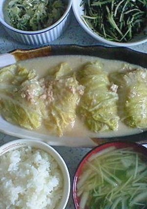 白菜ミルクロール＊炊飯器で!!-レシピのメイン写真