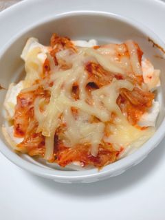 簡単おつまみ☆はんぺんキムチ〜ズ-レシピのメイン写真