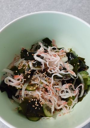 簡単 ささっと わかめときゅうりの酢の物-レシピのメイン写真