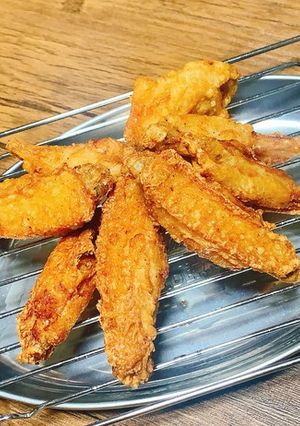 ビールが止まらない☆手羽中唐揚げ-レシピのメイン写真