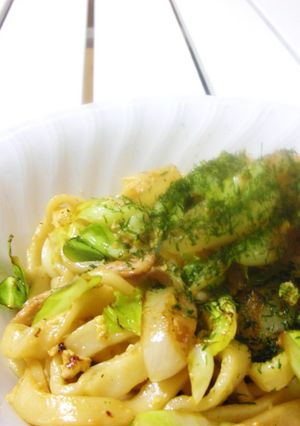 キャベツたっぷり　焼きうどん-レシピのメイン写真