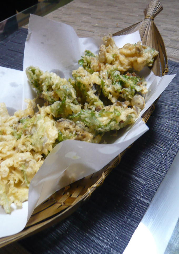 春菊と舞茸のかき揚げ-レシピのメイン写真