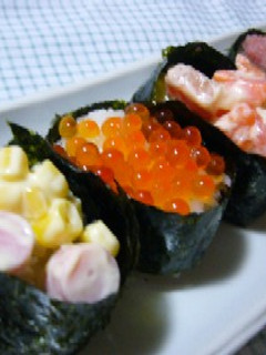 お気に入りの味で❤ お寿司あそび-レシピのメイン写真
