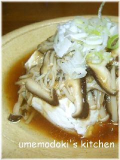 ✿きのこ入りあんかけ豆腐-レシピのメイン写真