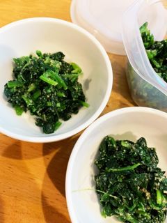ほうれん草の胡麻和え-レシピのメイン写真