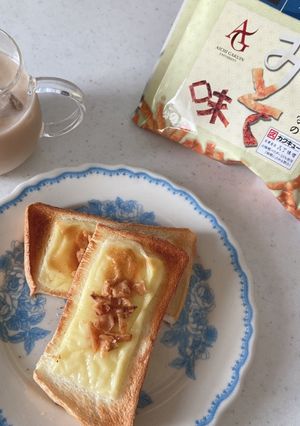 きしめんチップス×トースト-レシピのメイン写真
