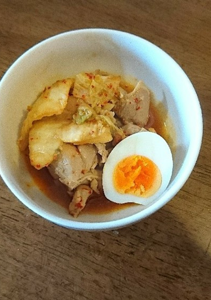キムチと鶏肉の旨煮-レシピのメイン写真