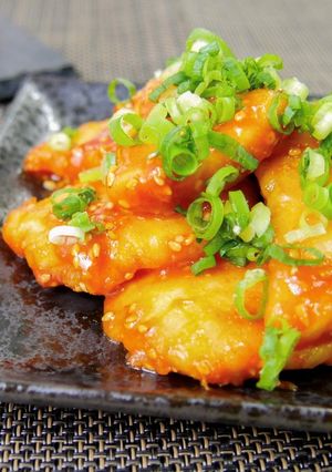 レンジで簡単！鶏むね肉の甘辛チキン-レシピのメイン写真