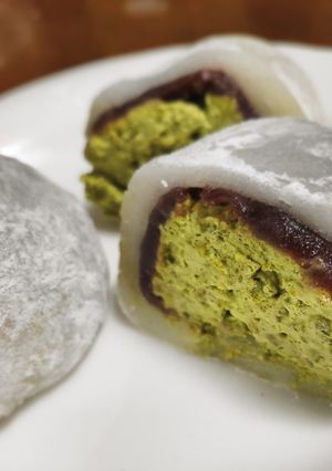 抹茶クリーム大福-レシピのメイン写真