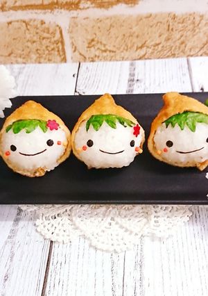 ほっこり可愛い☆いなり頭巾ちゃん-レシピのメイン写真