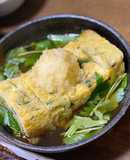 厚焼き卵の出汁浸し(冷やしでも)